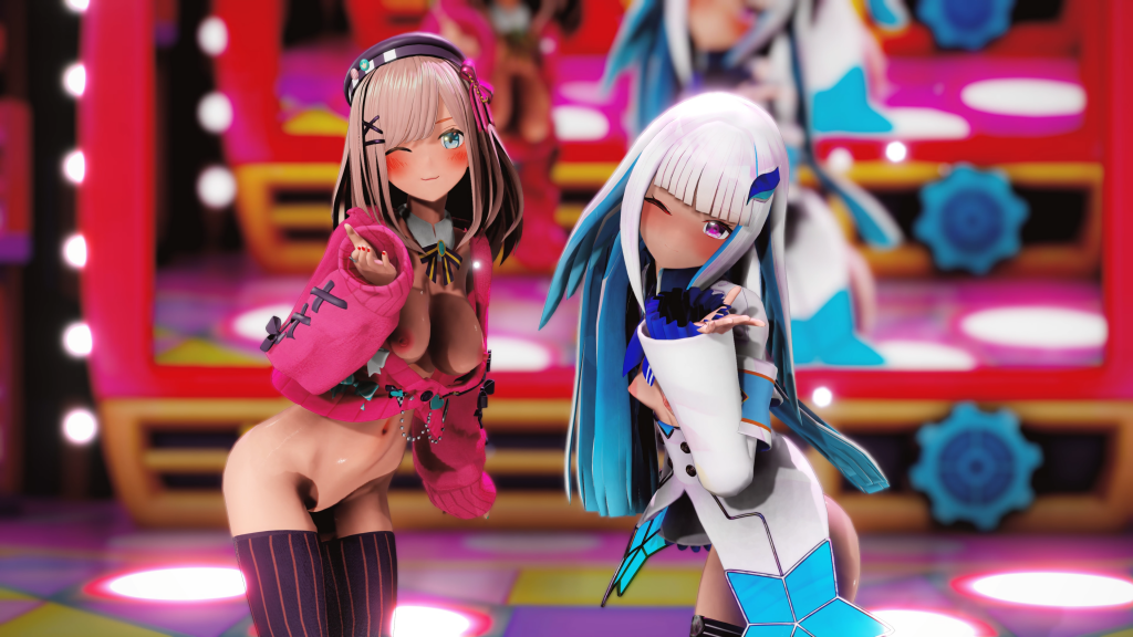 【MMD R-18】リ〇るるで愛包ダンスホール